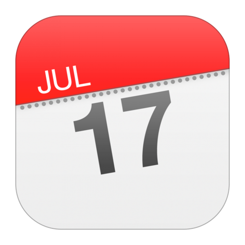 Calendar Icon iOS 7 800x800